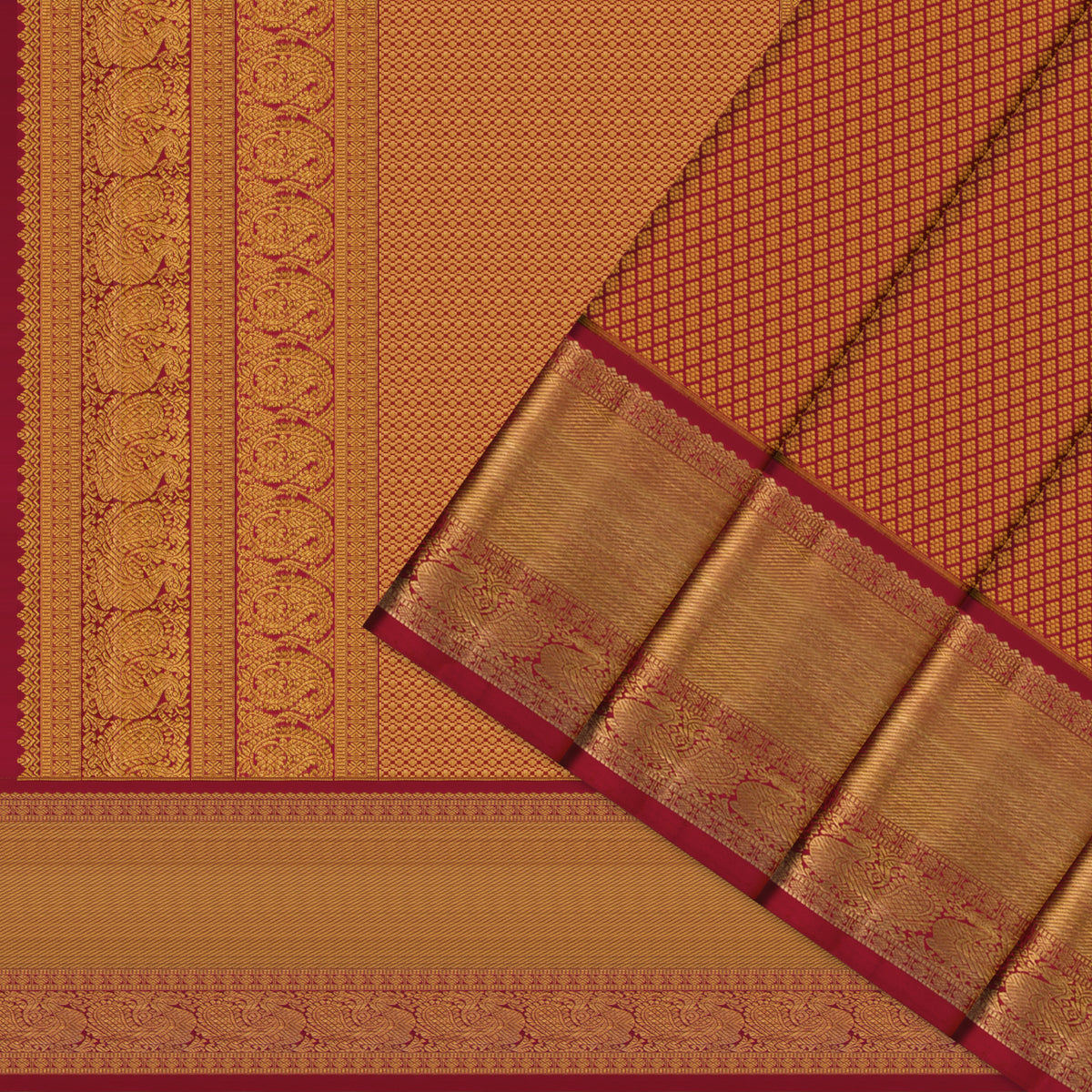 Kanakavalli Kanjivaram Silk Sari 26-611-HS001-03900 - Cover View