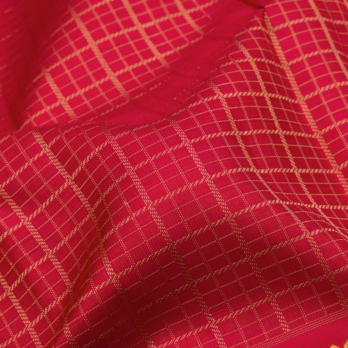Kanakavalli Kanjivaram Silk Sari 26-611-HS001-03904 - Fabric View
