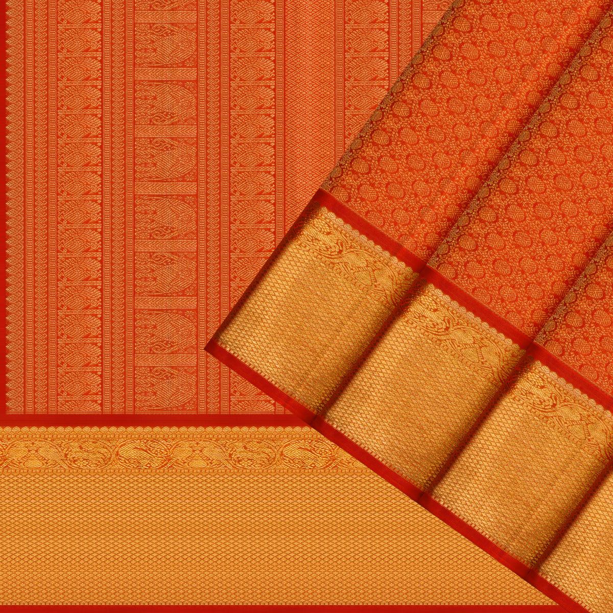 Kanakavalli Kanjivaram Silk Sari 26-611-HS001-04543 - Cover View