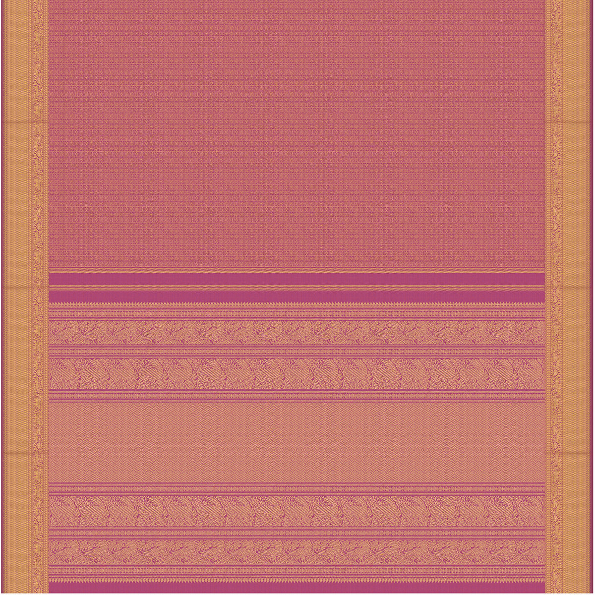 Kanakavalli Kanjivaram Silk Sari 26-611-HS001-04546 - Full View