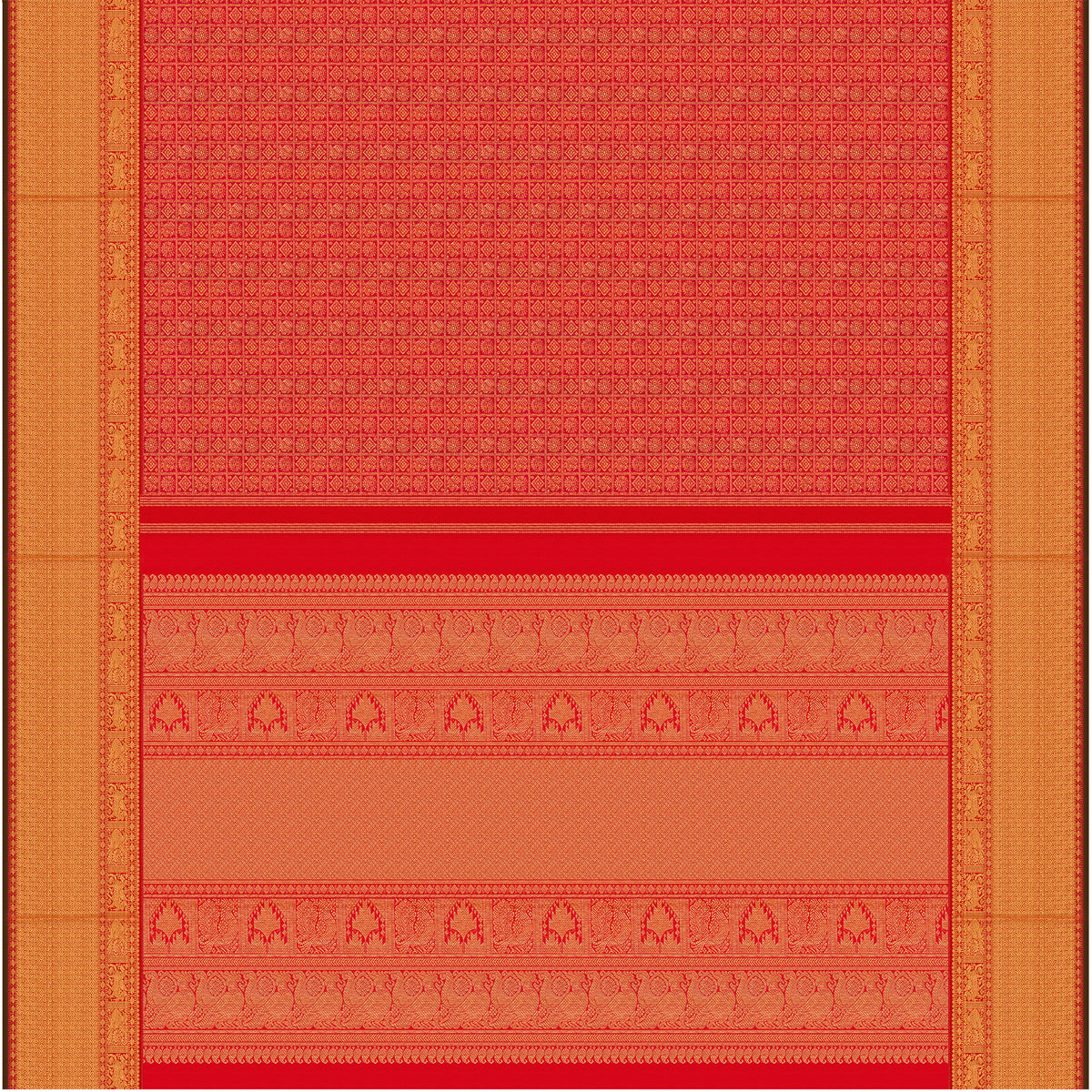 Kanakavalli Kanjivaram Silk Sari 26-615-HS001-00245 - Full View