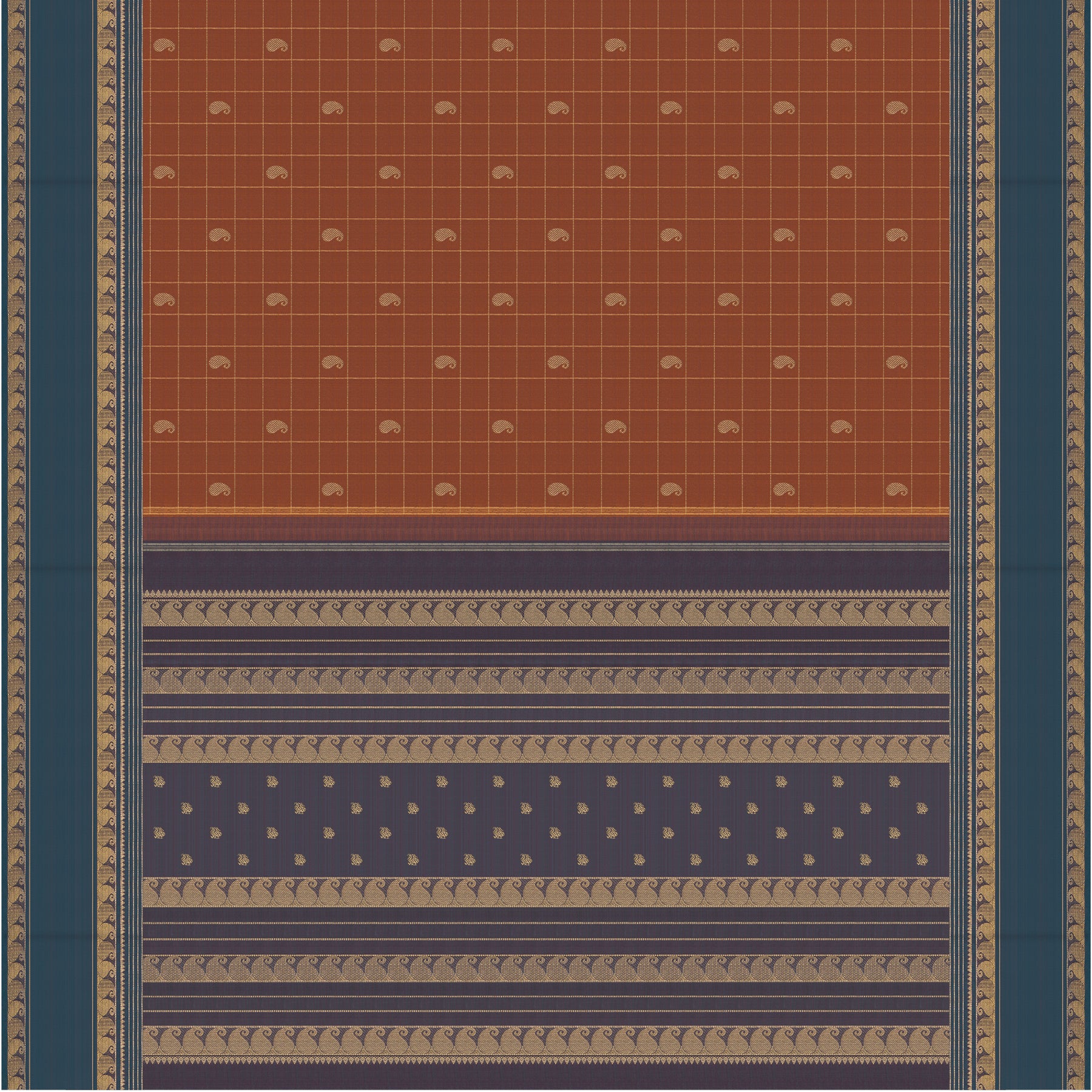 Kanakavalli Kanjivaram Silk Sari 26-615-HS001-00258 - Full View