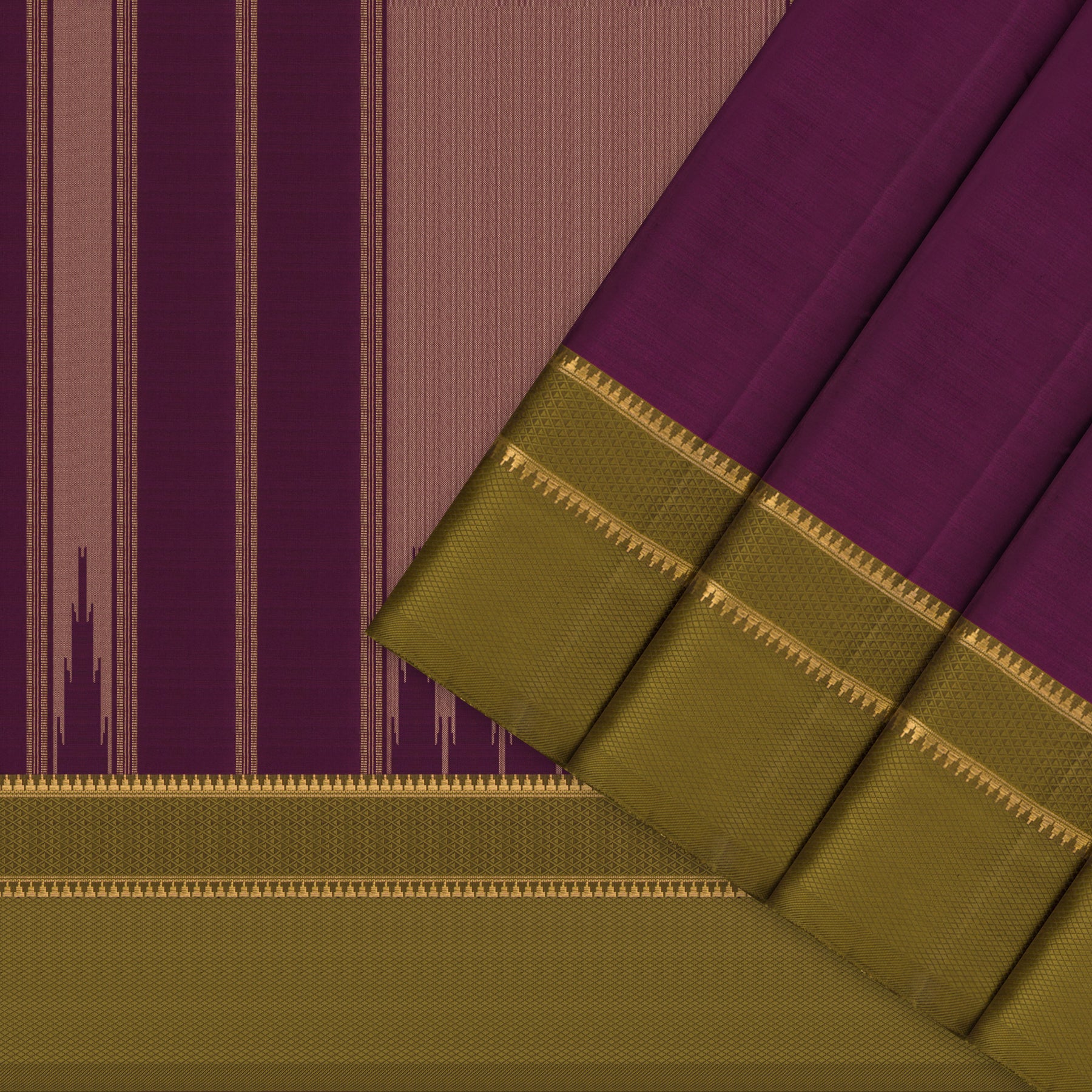 Kanakavalli Kanjivaram Silk Sari 26-615-HS001-00276 - Cover View