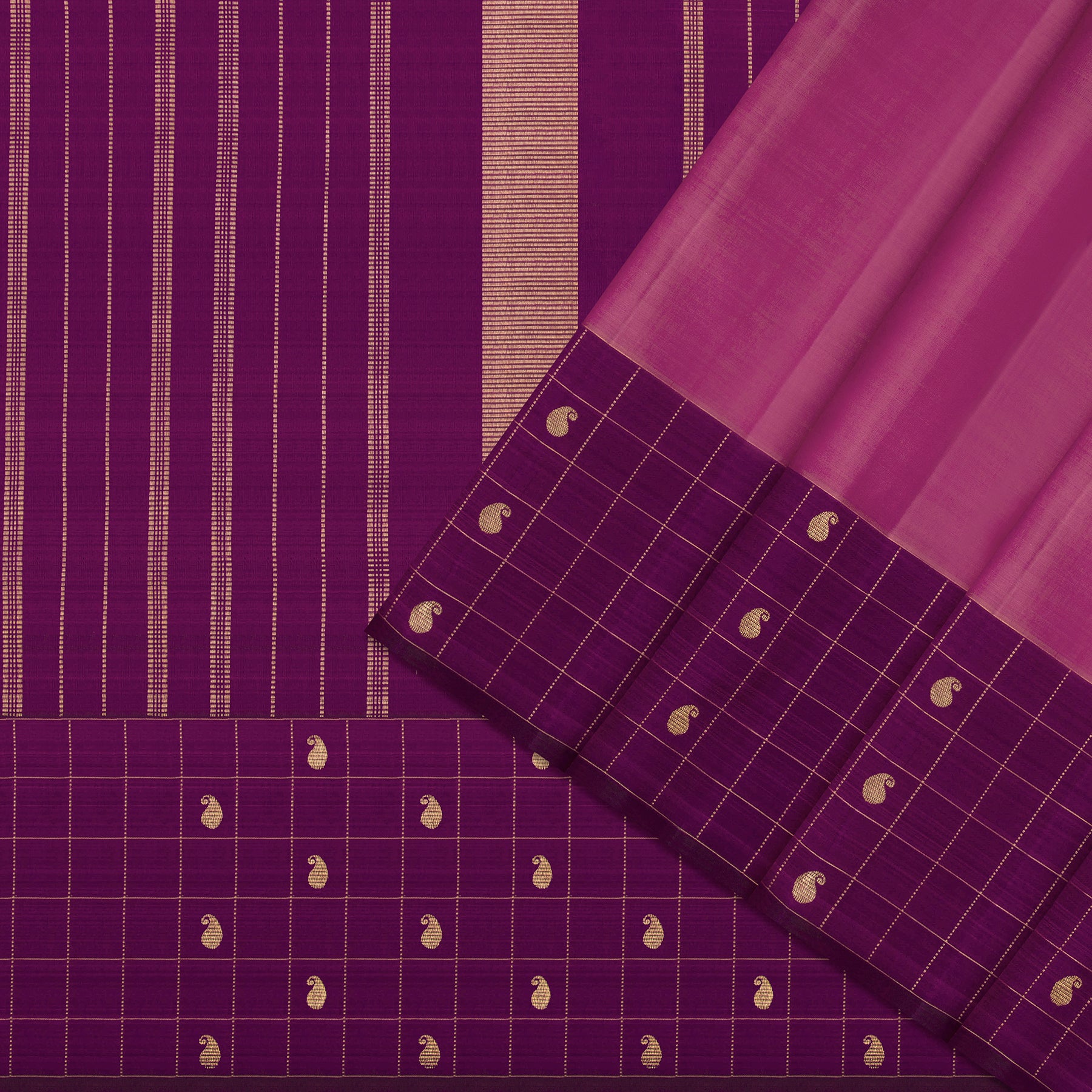 Kanakavalli Kanjivaram Silk Sari 26-615-HS001-00292 - Cover View