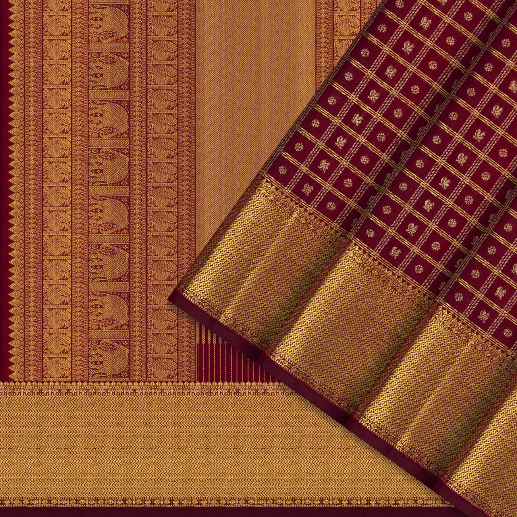 Kanakavalli Kanjivaram Silk Sari 26-615-HS001-00309 - Cover View