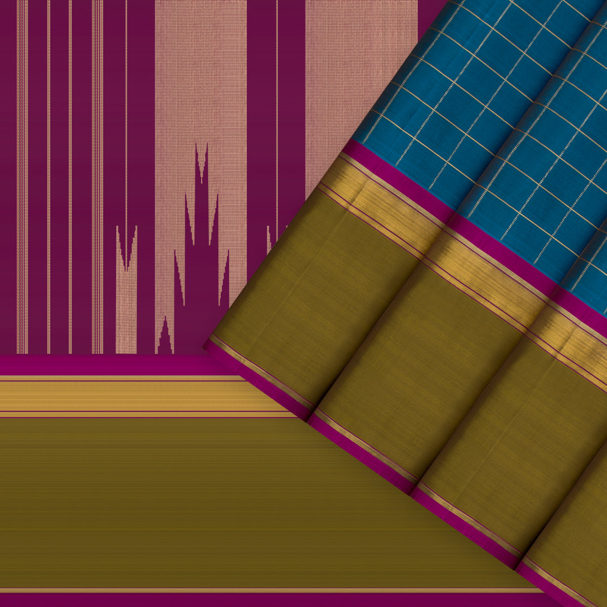 Kanakavalli Kanjivaram Silk Sari 26-615-HS001-01146 - Cover View