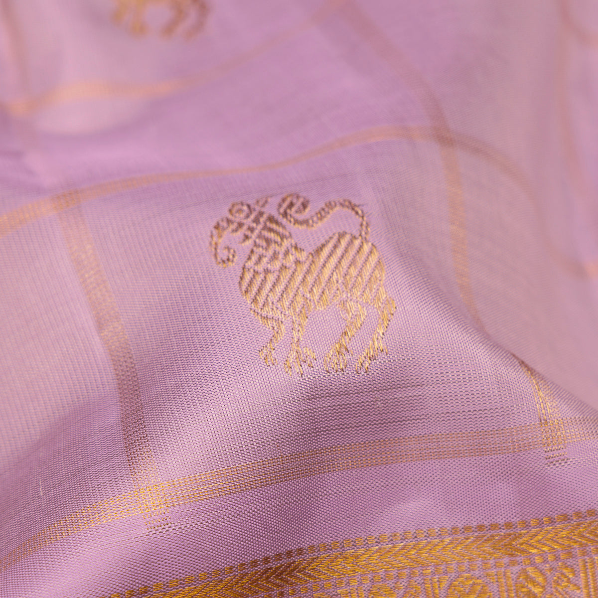 Kanakavalli Kanjivaram Silk Sari 26-615-HS001-01149 - Fabric View