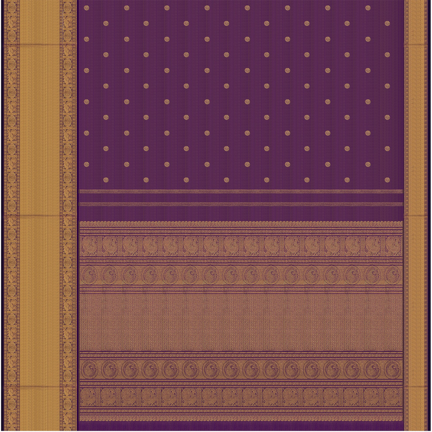 Kanakavalli Kanjivaram Silk Sari 26-615-HS001-01152 - Full View
