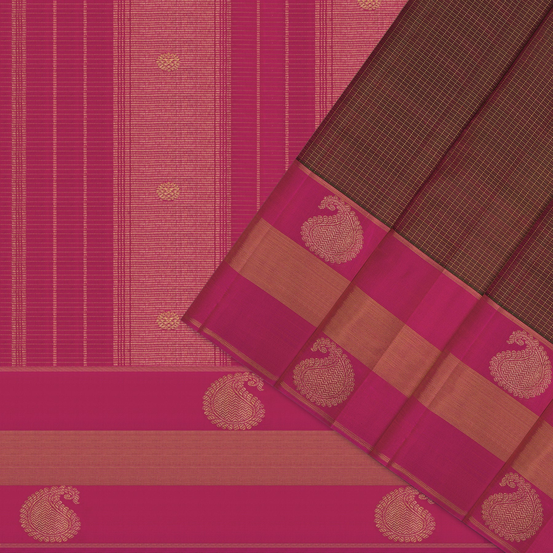 Kanakavalli Kanjivaram Silk Sari 26-615-HS001-01155 - Cover View