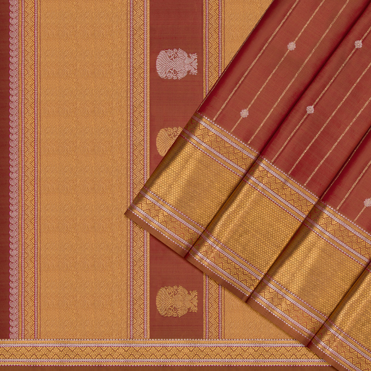 Kanakavalli Kanjivaram Silk Sari 26-615-HS001-01180 - Cover View