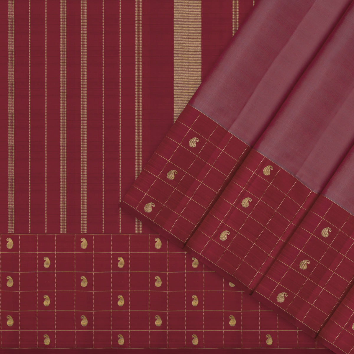 Kanakavalli Kanjivaram Silk Sari 26-615-HS001-01190 - Cover View
