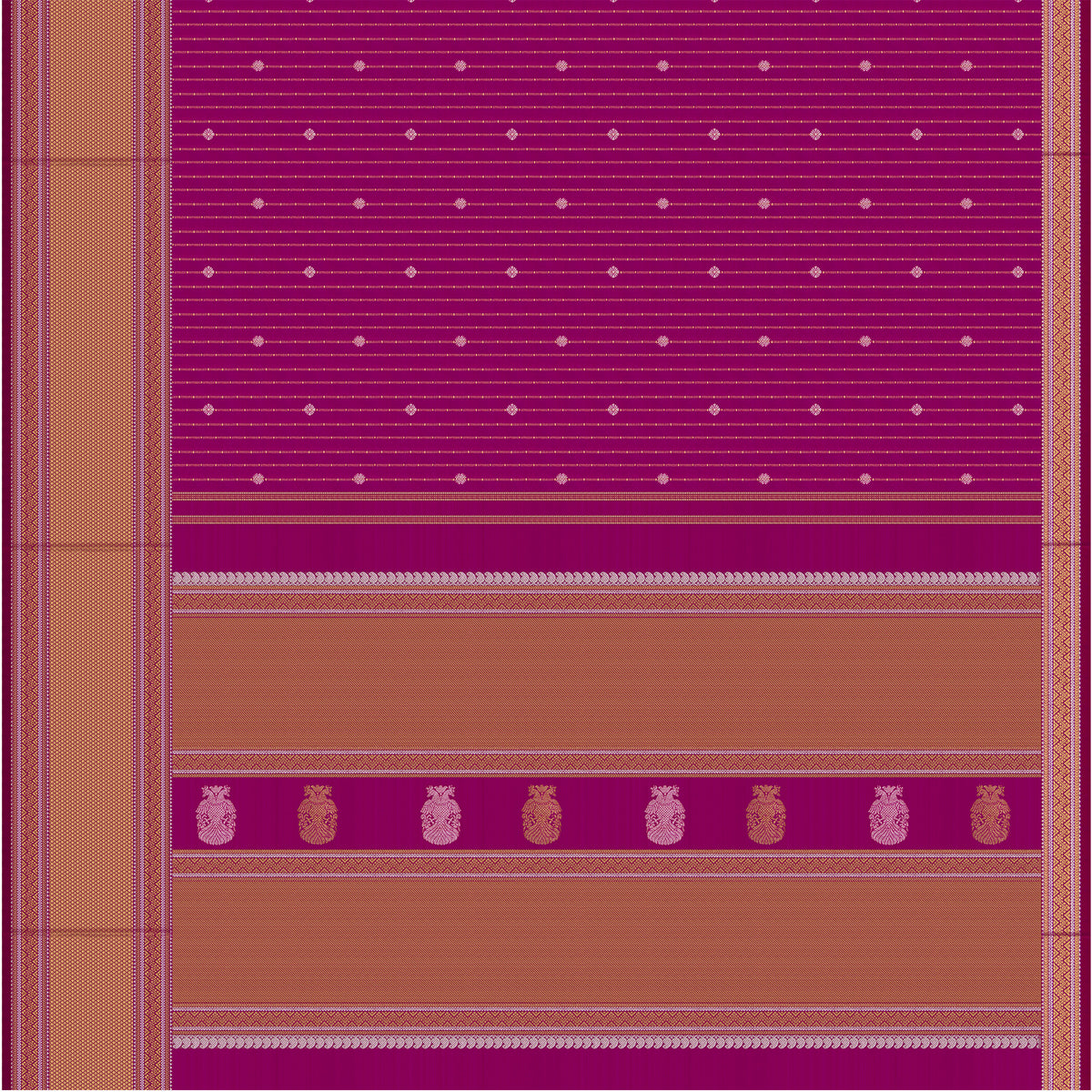 Kanakavalli Kanjivaram Silk Sari 26-615-HS001-02587 - Full View