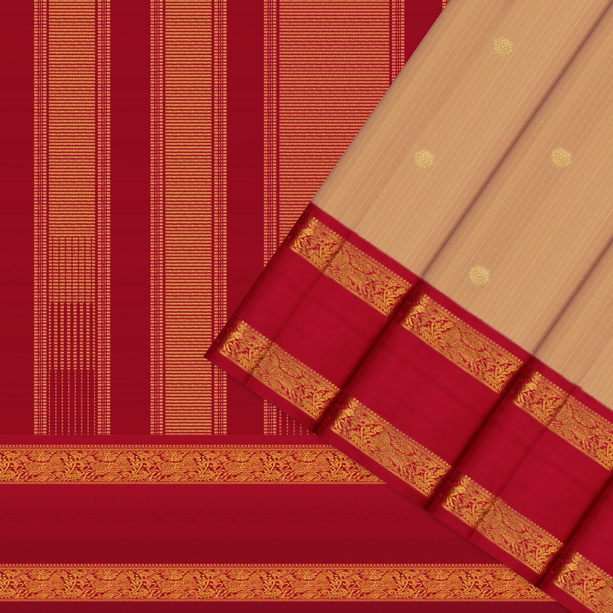 Kanakavalli Kanjivaram Silk Sari 26-615-HS001-02598 - Cover View