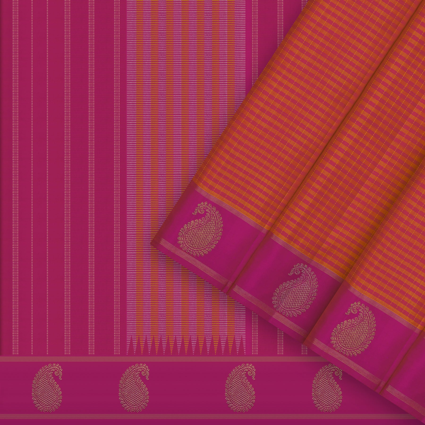 Kanakavalli Kanjivaram Silk Sari 26-615-HS001-02695 - Cover View