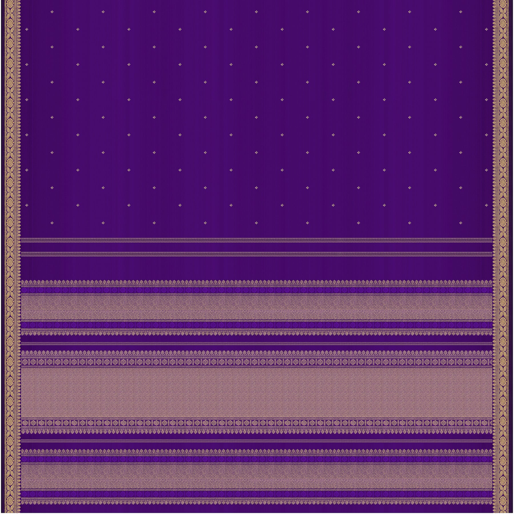 Kanakavalli Kanjivaram Silk Sari 26-615-HS001-02703 - Full View