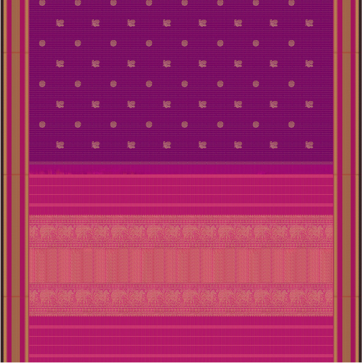 Kanakavalli Kanjivaram Silk Sari 26-615-HS001-02707 - Full View