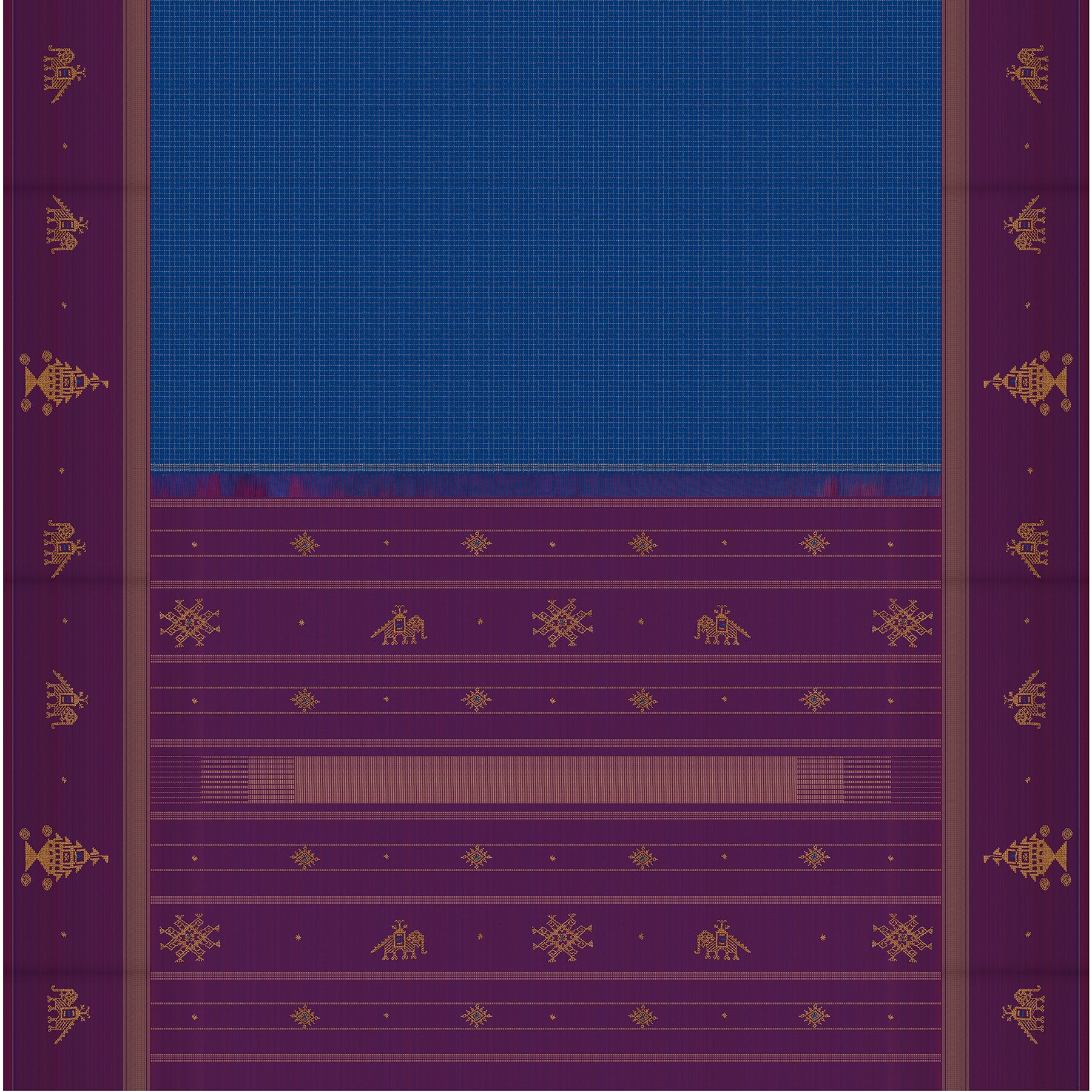 Kanakavalli X Kasuti Kanjivaram Silk Sari 26-615-HS001-02808 - Full View