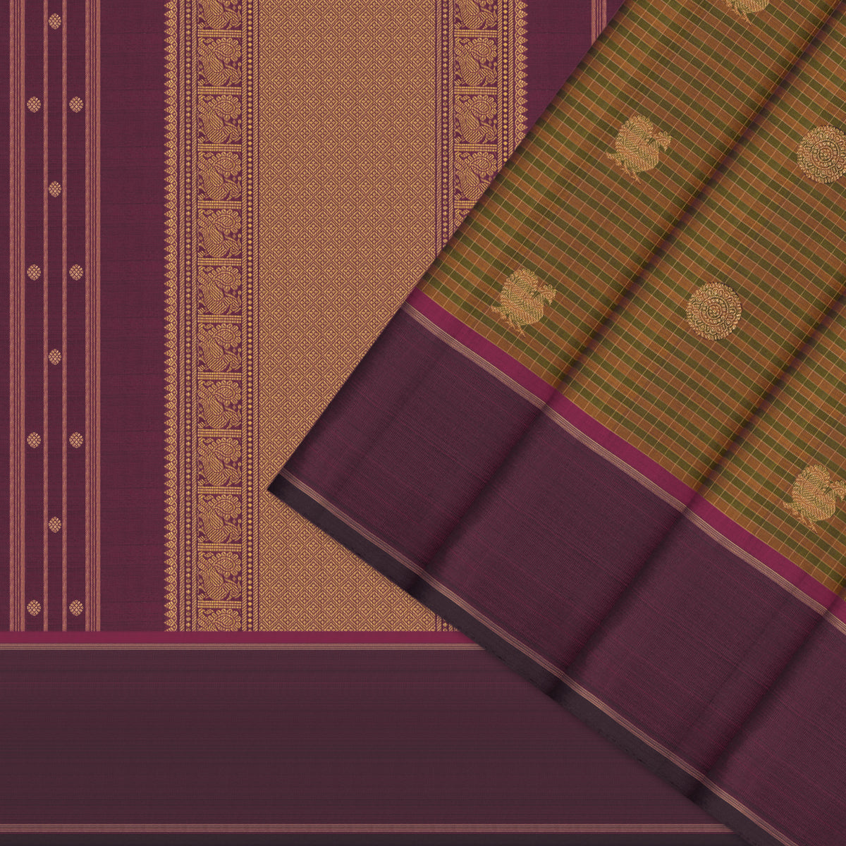 Kanakavalli Kanjivaram Silk Sari 26-615-HS001-03137 - Cover View