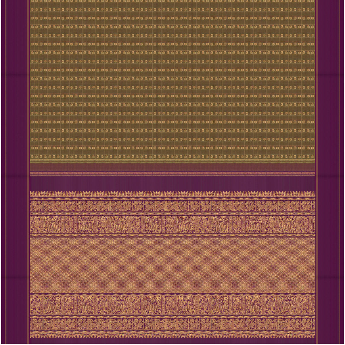 Kanakavalli Kanjivaram Silk Sari 26-615-HS001-03138 - Full View