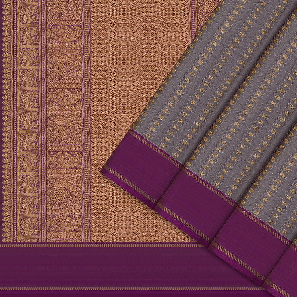 Kanakavalli Kanjivaram Silk Sari 26-615-HS001-03140 - Cover View