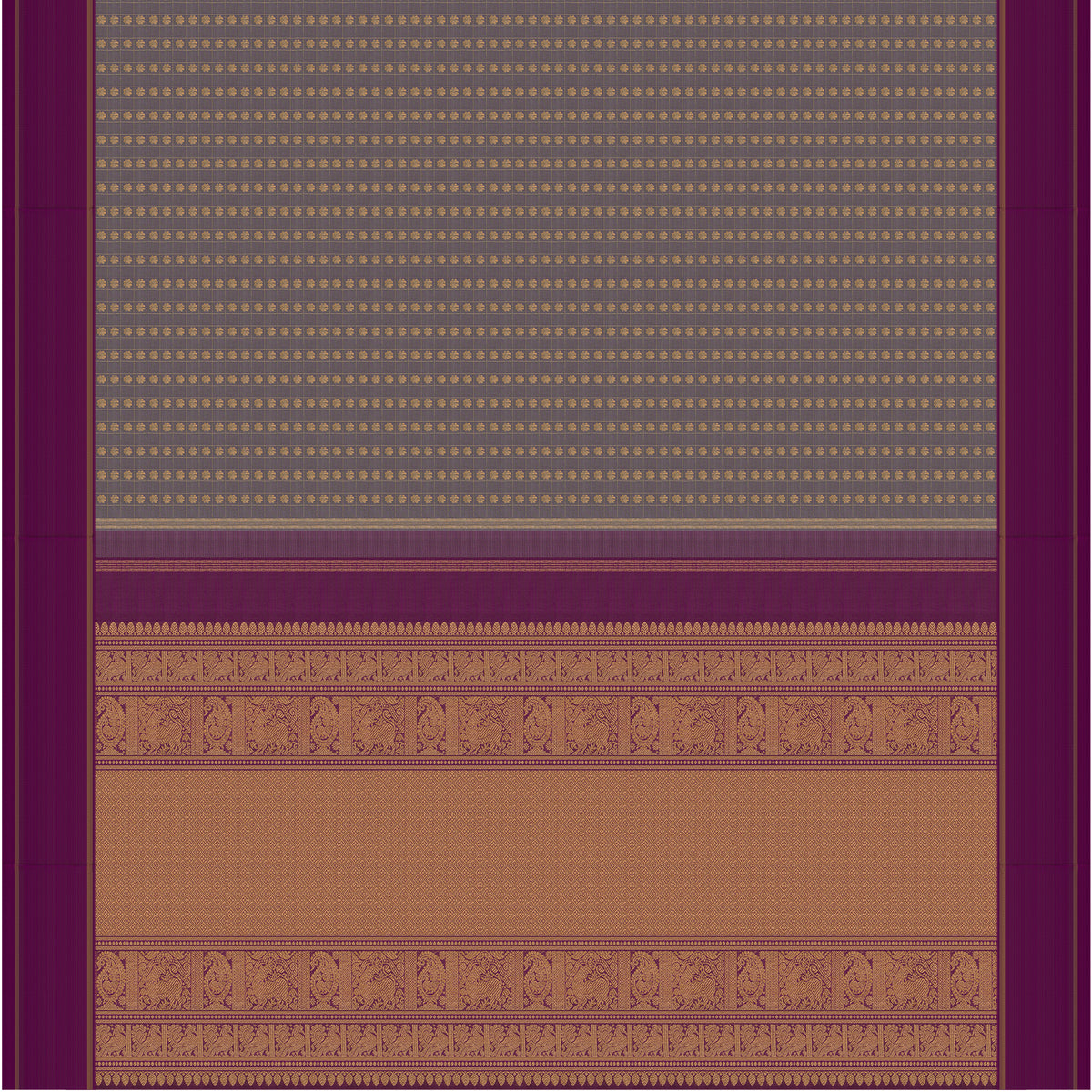Kanakavalli Kanjivaram Silk Sari 26-615-HS001-03140 - Full View