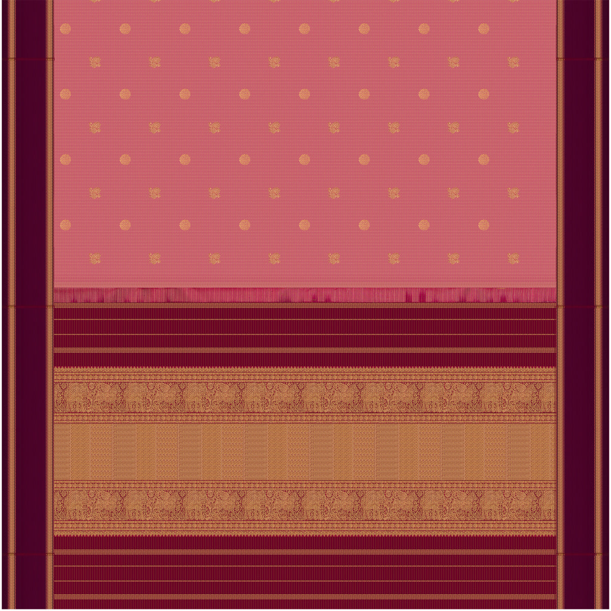 Kanakavalli Kanjivaram Silk Sari 26-615-HS001-04451 - Full View