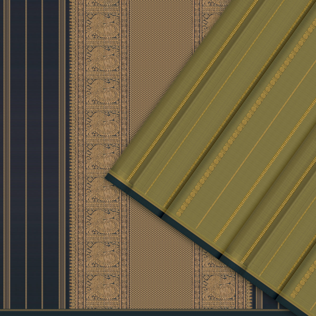 Kanakavalli Kanjivaram Silk Sari 26-615-HS001-04458 - Cover View