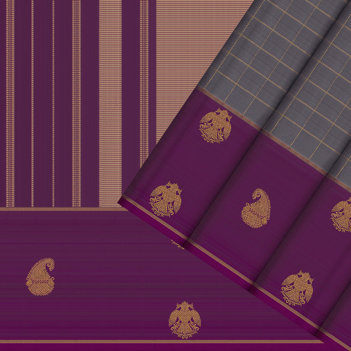 Kanakavalli Kanjivaram Silk Sari 26-615-HS001-04473 - Cover View