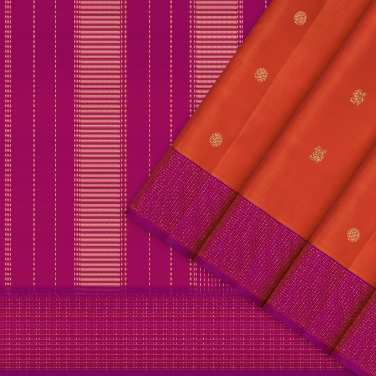 Kanakavalli Kanjivaram Silk Sari 26-615-HS001-04495 - Cover View