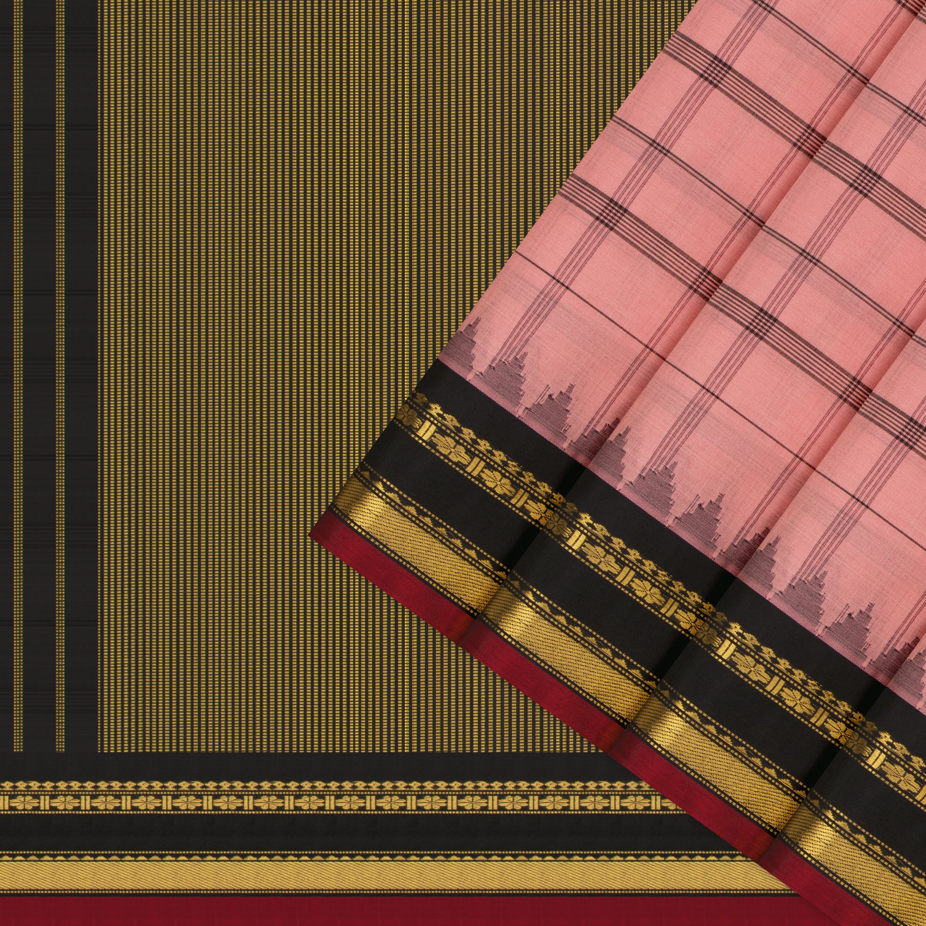 Kanakavalli Gadwal Silk/Cotton Sari 26-616-HS005-00208 - Cover View