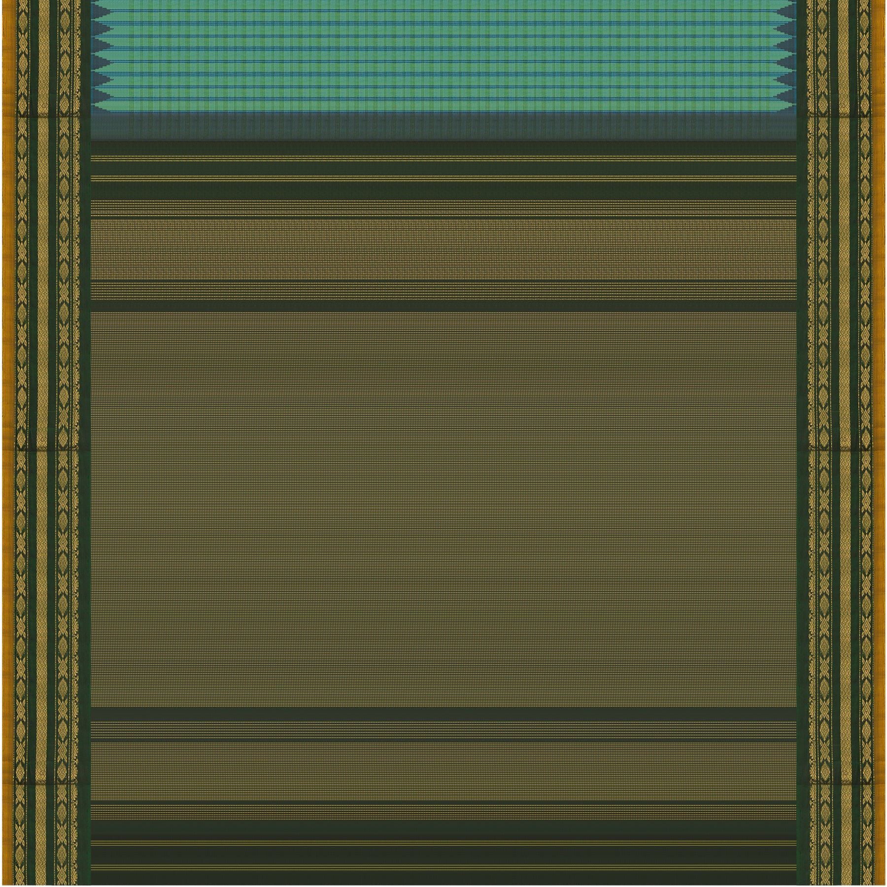 Kanakavalli Gadwal Silk/Cotton Sari 26-616-HS005-00214 - Full View
