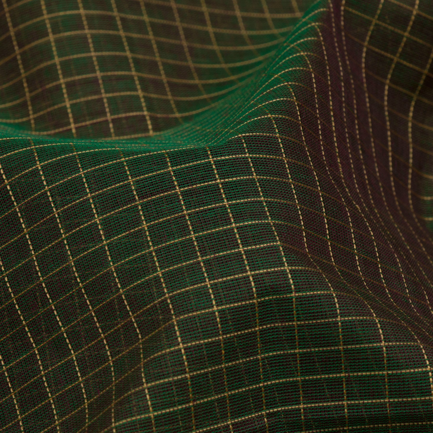 Kanakavalli Kanchi Cotton Sari 26-621-HS003-01252 - Fabric View