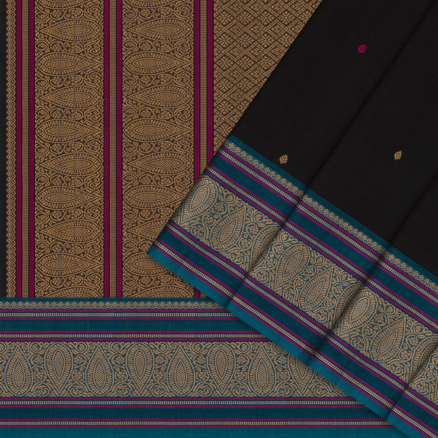 Kanakavalli Kanchi Cotton Sari 26-621-HS003-01261 - Cover View