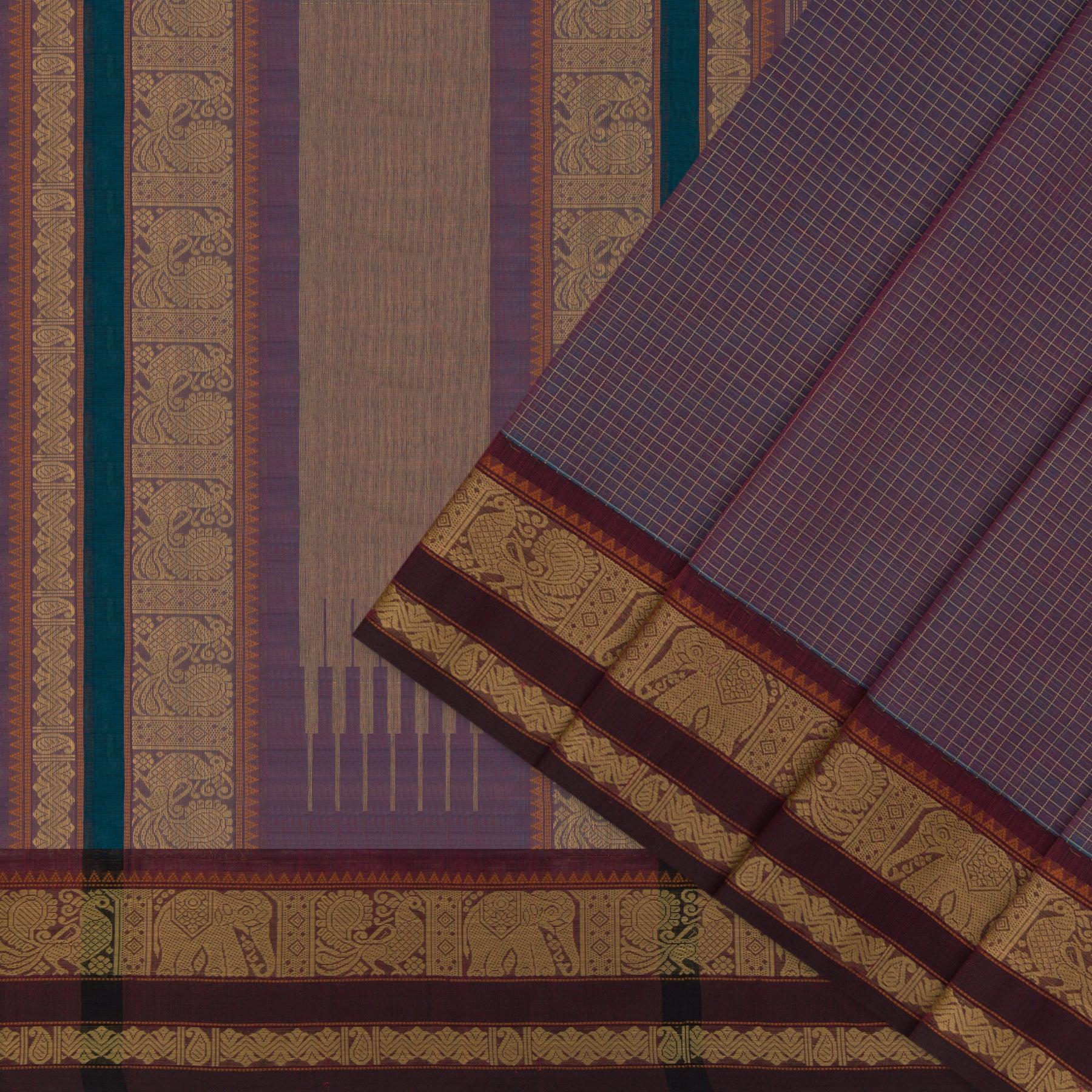 Kanakavalli Kanchi Cotton Sari 26-621-HS003-01268 - Cover View