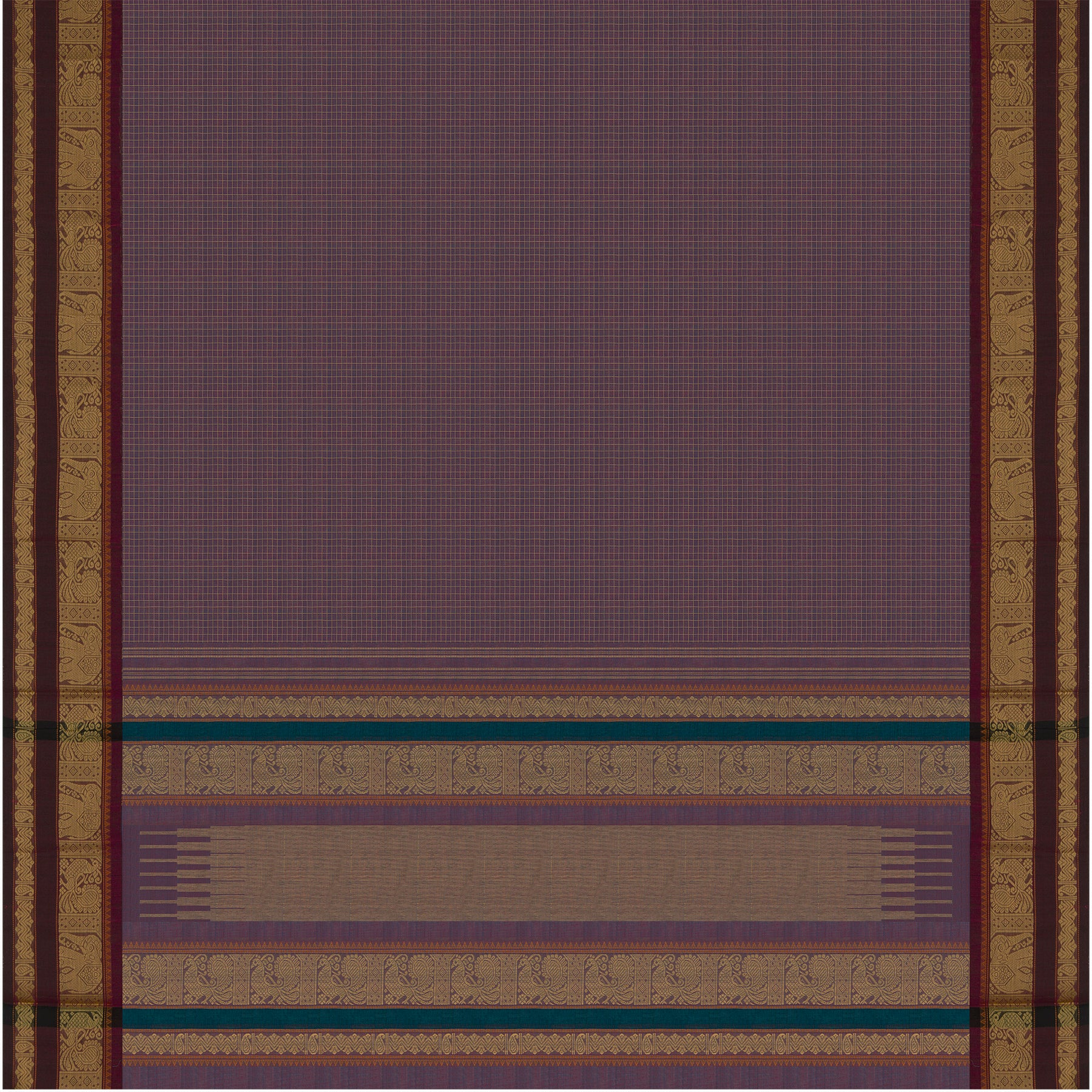 Kanakavalli Kanchi Cotton Sari 26-621-HS003-01268 - Full View