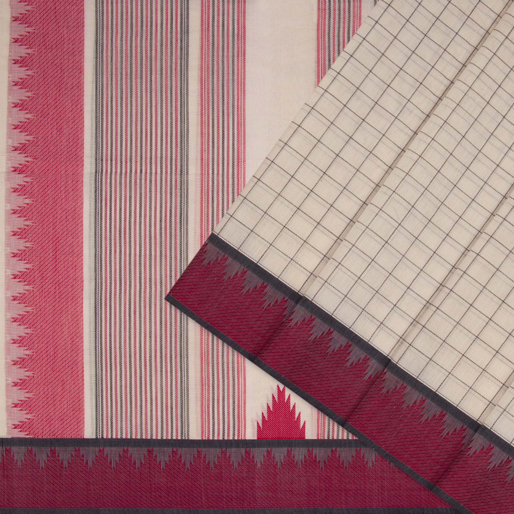 Kanakavalli Kanchi Cotton Sari 26-621-HS003-01280 - Cover View
