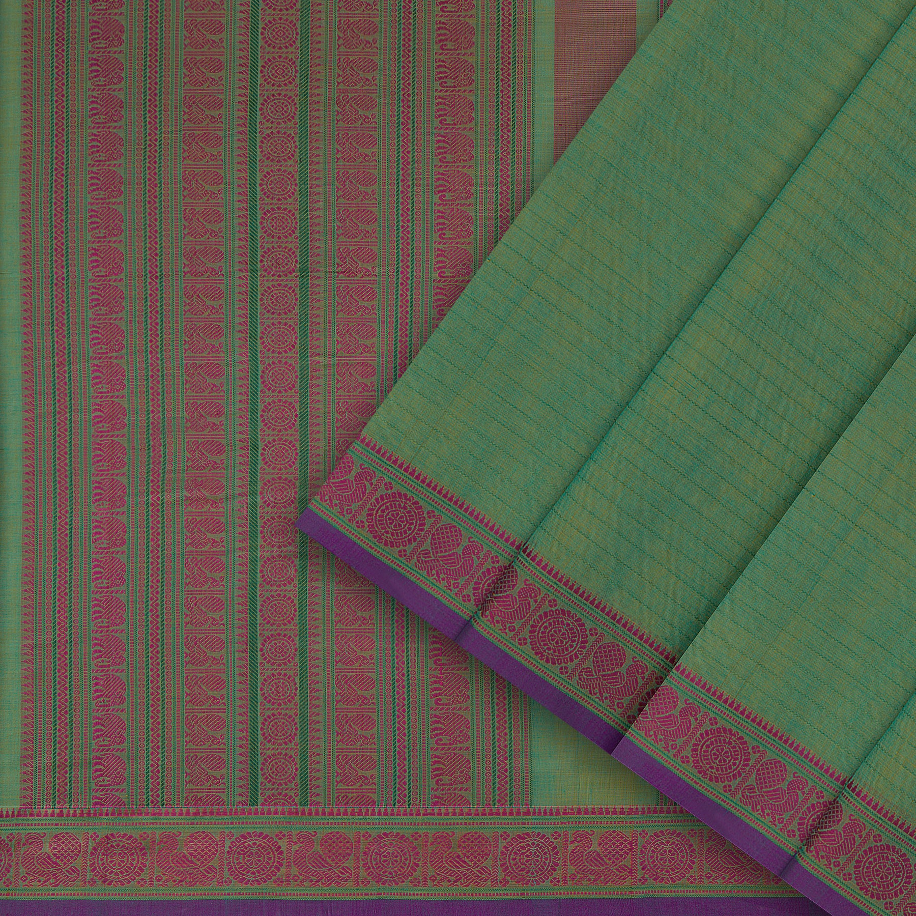 Kanakavalli Kanchi Cotton Sari 26-621-HS003-01286 - Cover View