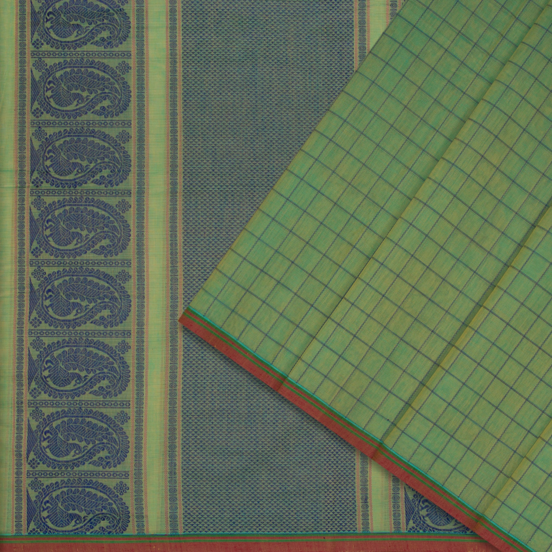 Kanakavalli Kanchi Cotton Sari 26-621-HS003-01289 - Cover View