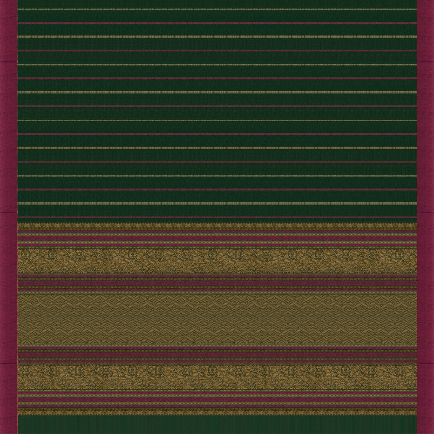 Kanakavalli Kanchi Cotton Sari 26-621-HS003-01298 - Full View