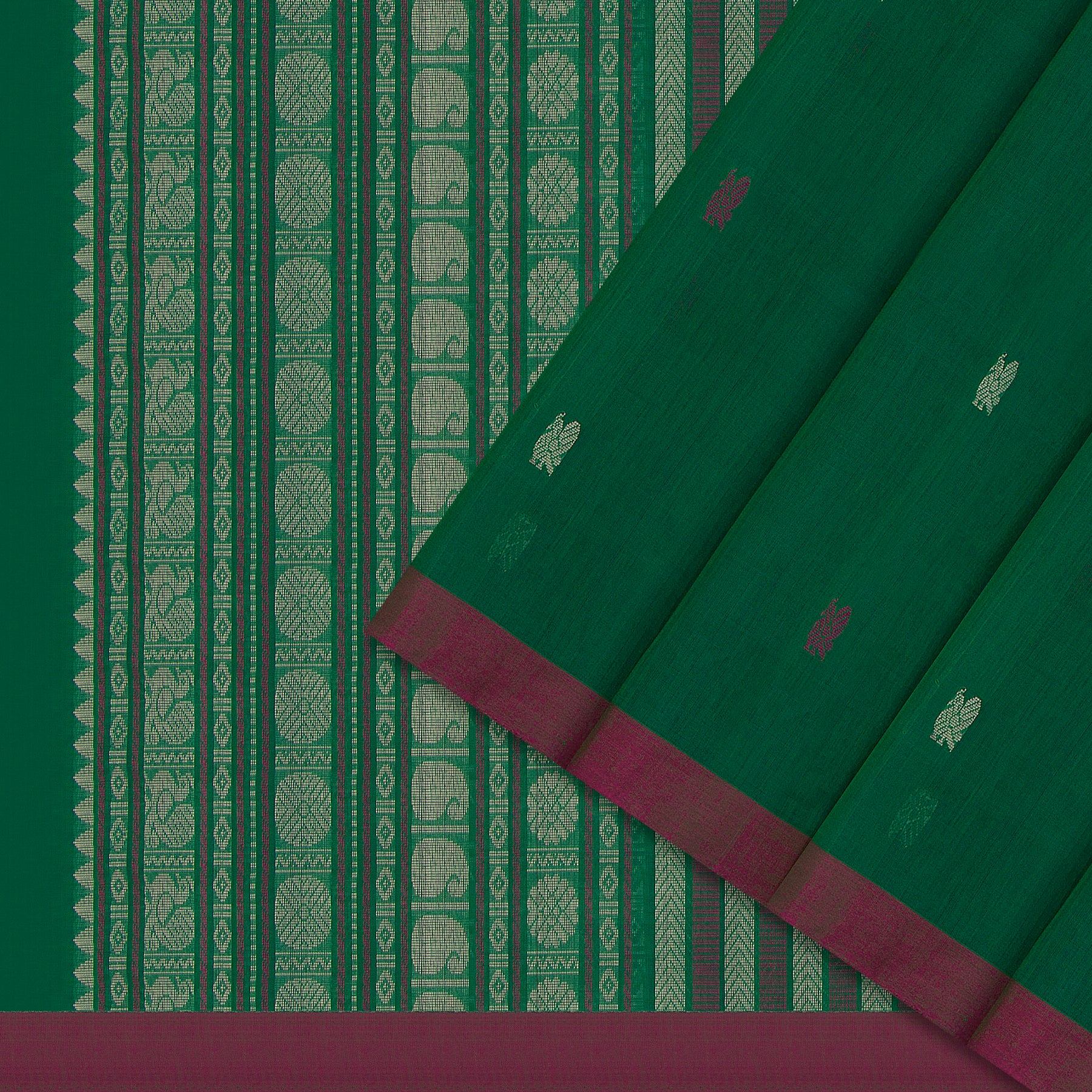 Kanakavalli Kanchi Cotton Sari 26-621-HS003-01346 - Cover View