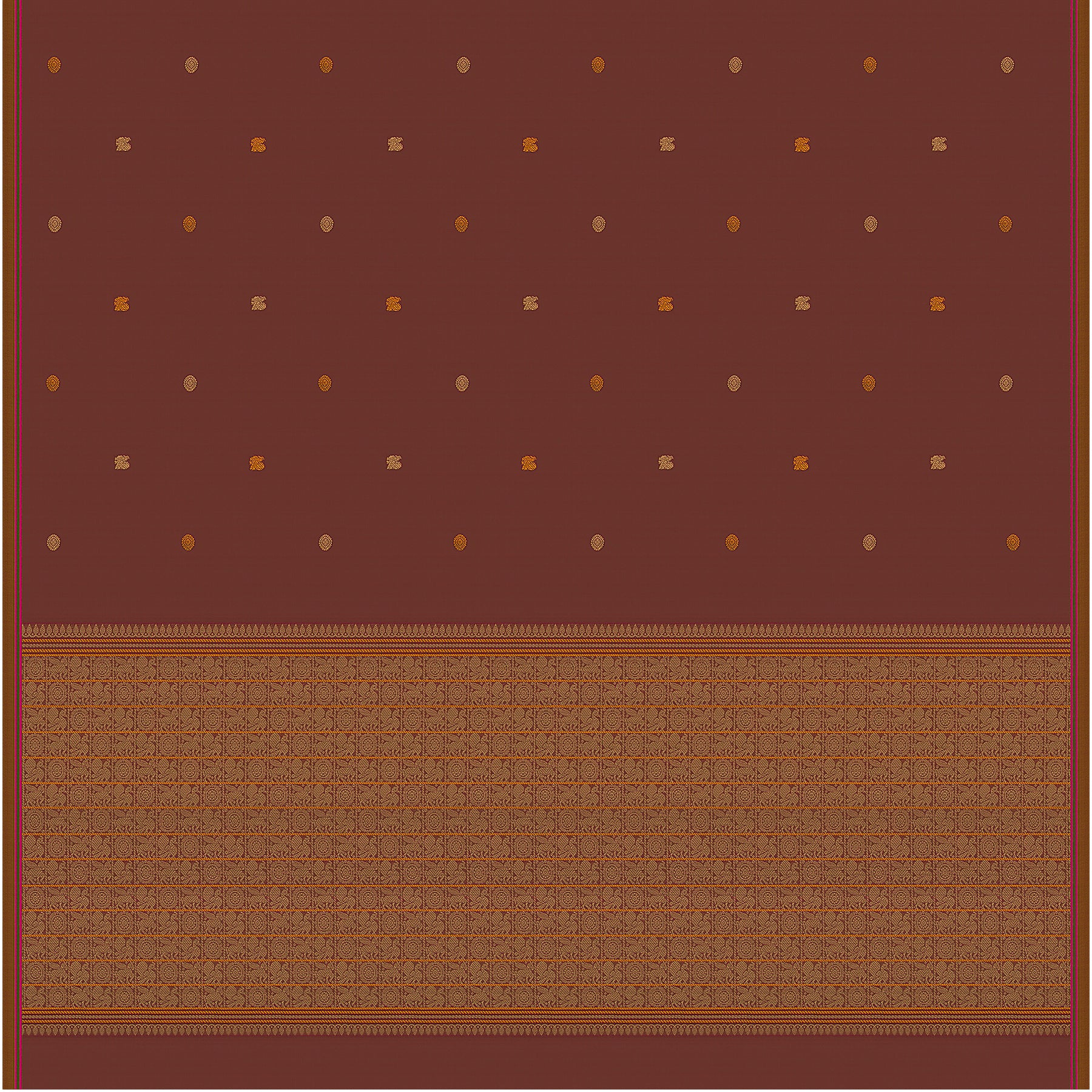 Kanakavalli Kanchi Cotton Sari 26-621-HS003-01350 - Full View