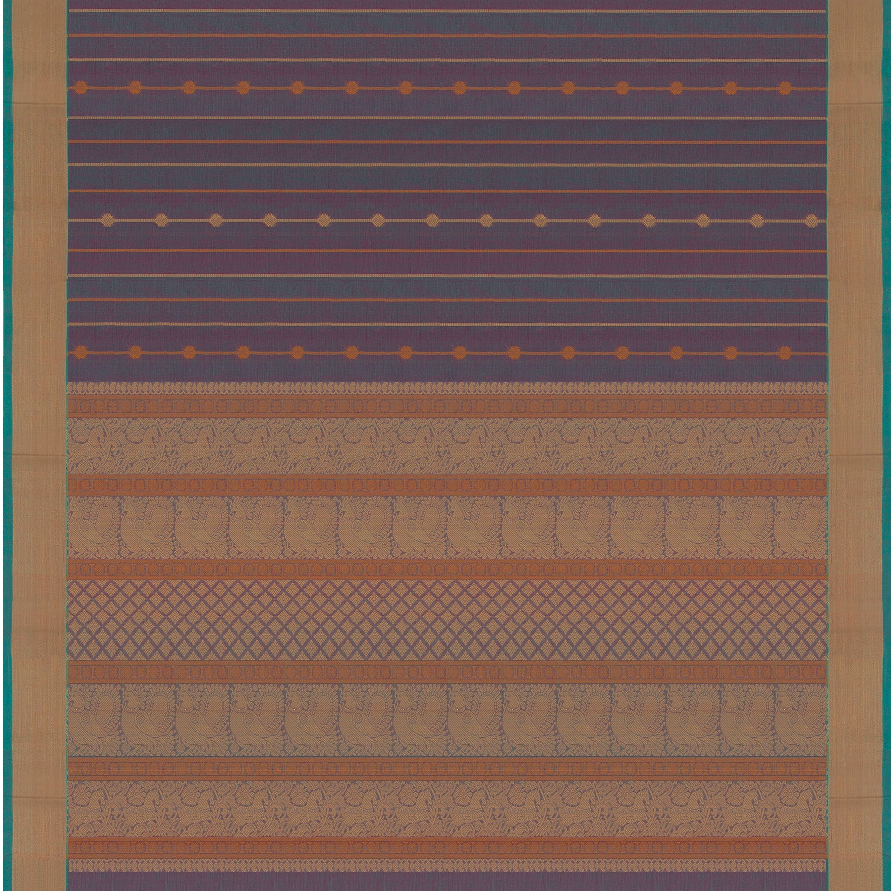 Kanakavalli Kanchi Cotton Sari 26-621-HS003-01374 - Full View