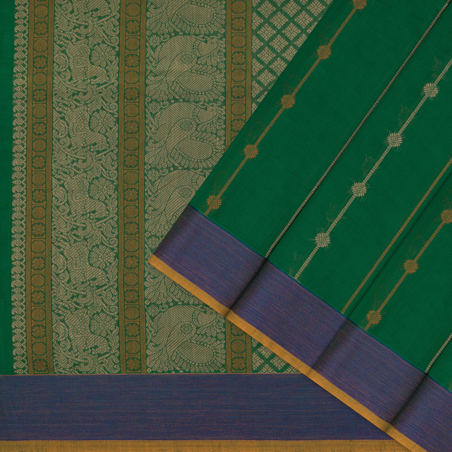 Kanakavalli Kanchi Cotton Sari 26-621-HS003-01378 - Cover View