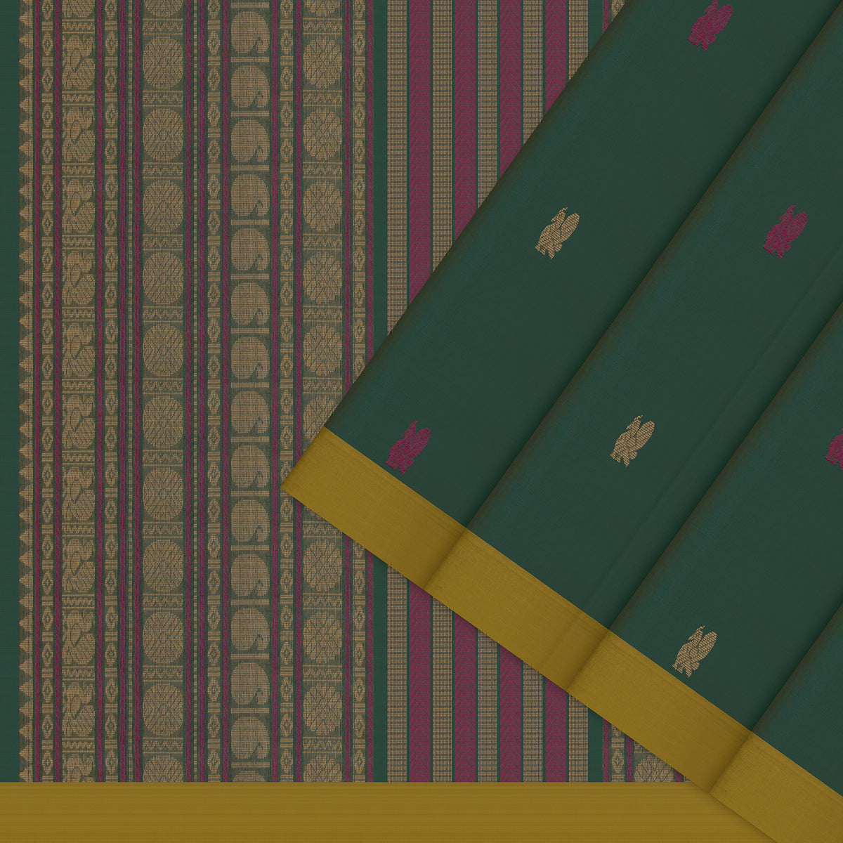 Kanakavalli Kanchi Cotton Sari 26-621-HS003-03819 - Cover View