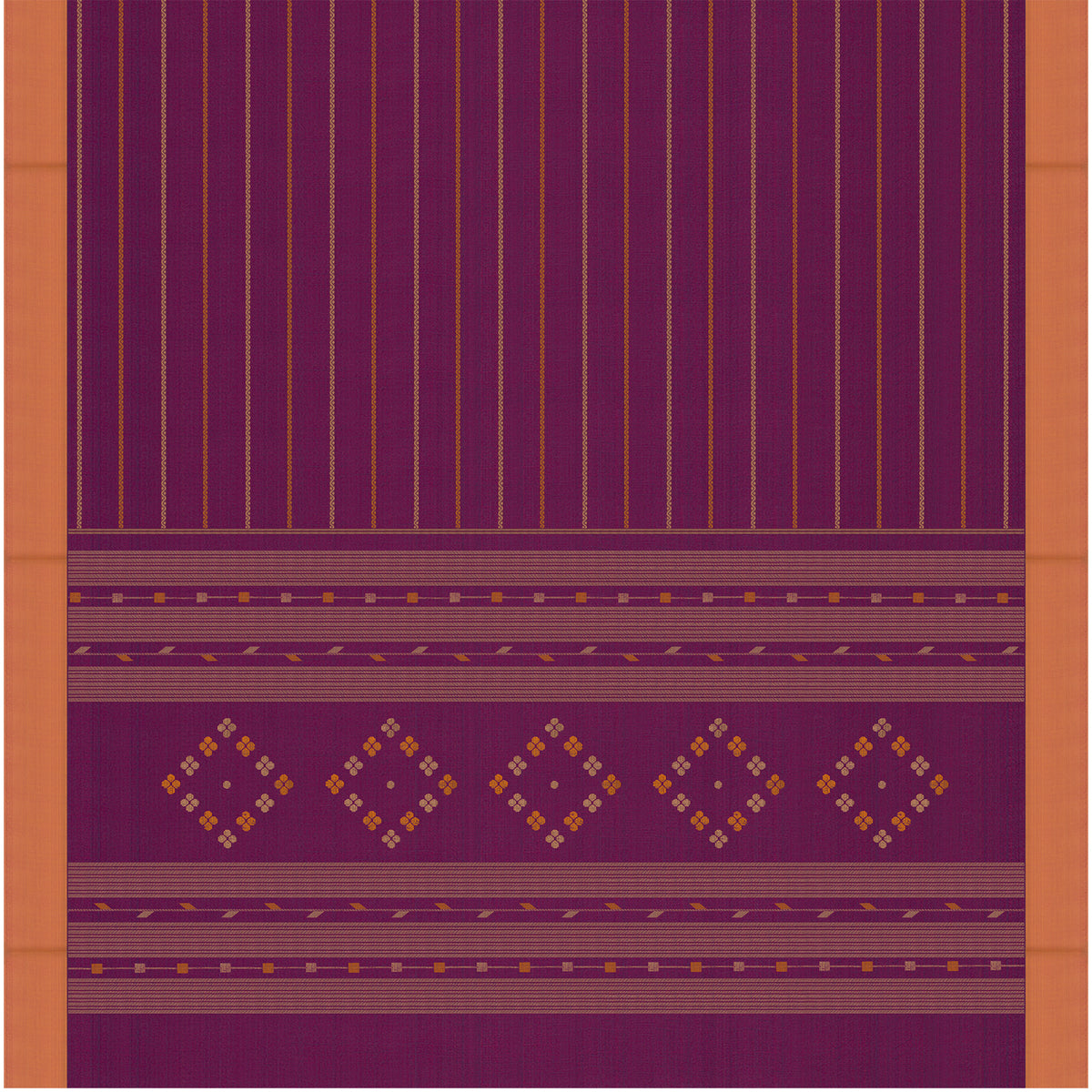 Kanakavalli Kanchi Cotton Sari 26-621-HS003-03828 - Full View