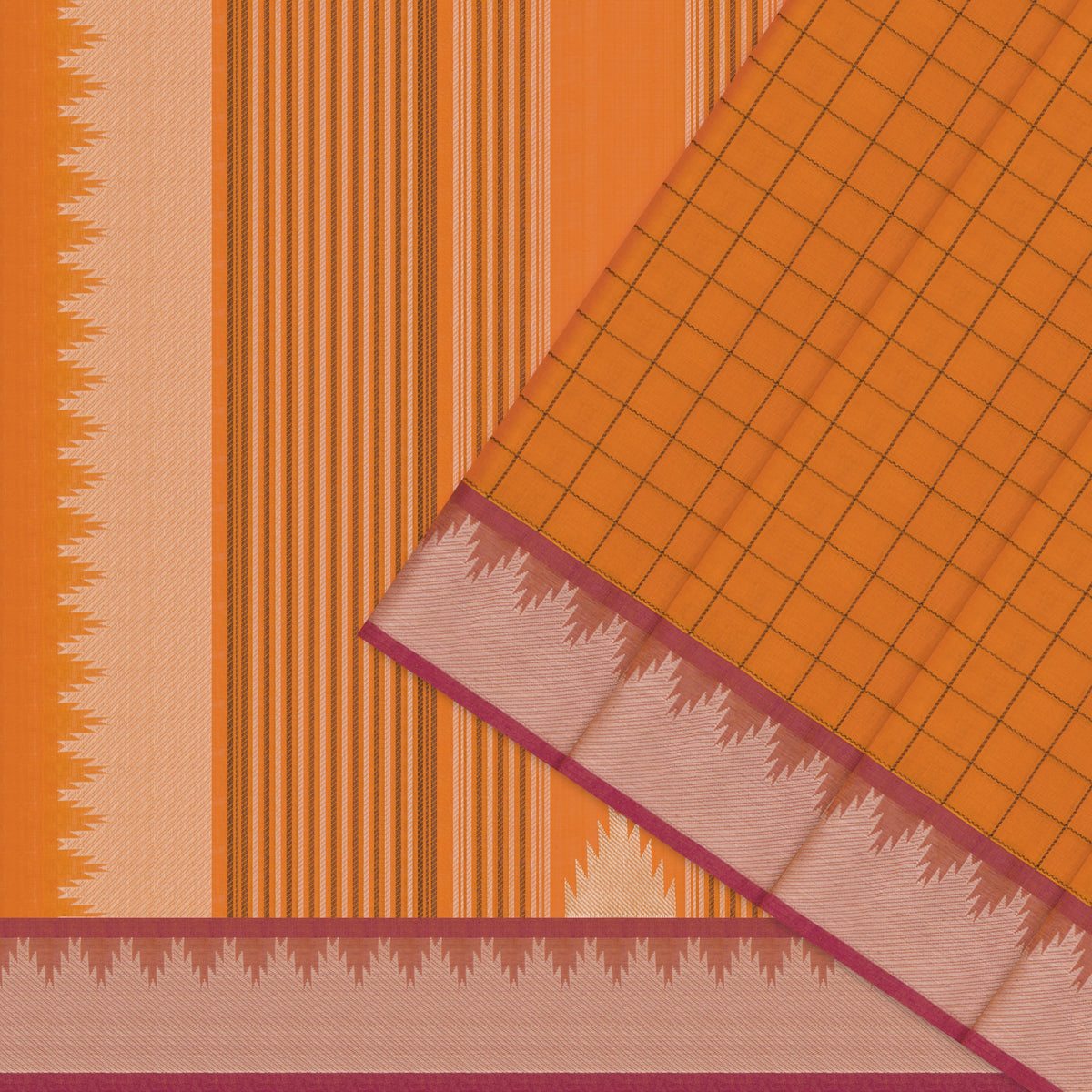 Kanakavalli Kanchi Cotton Sari 26-621-HS003-03853 - Cover View