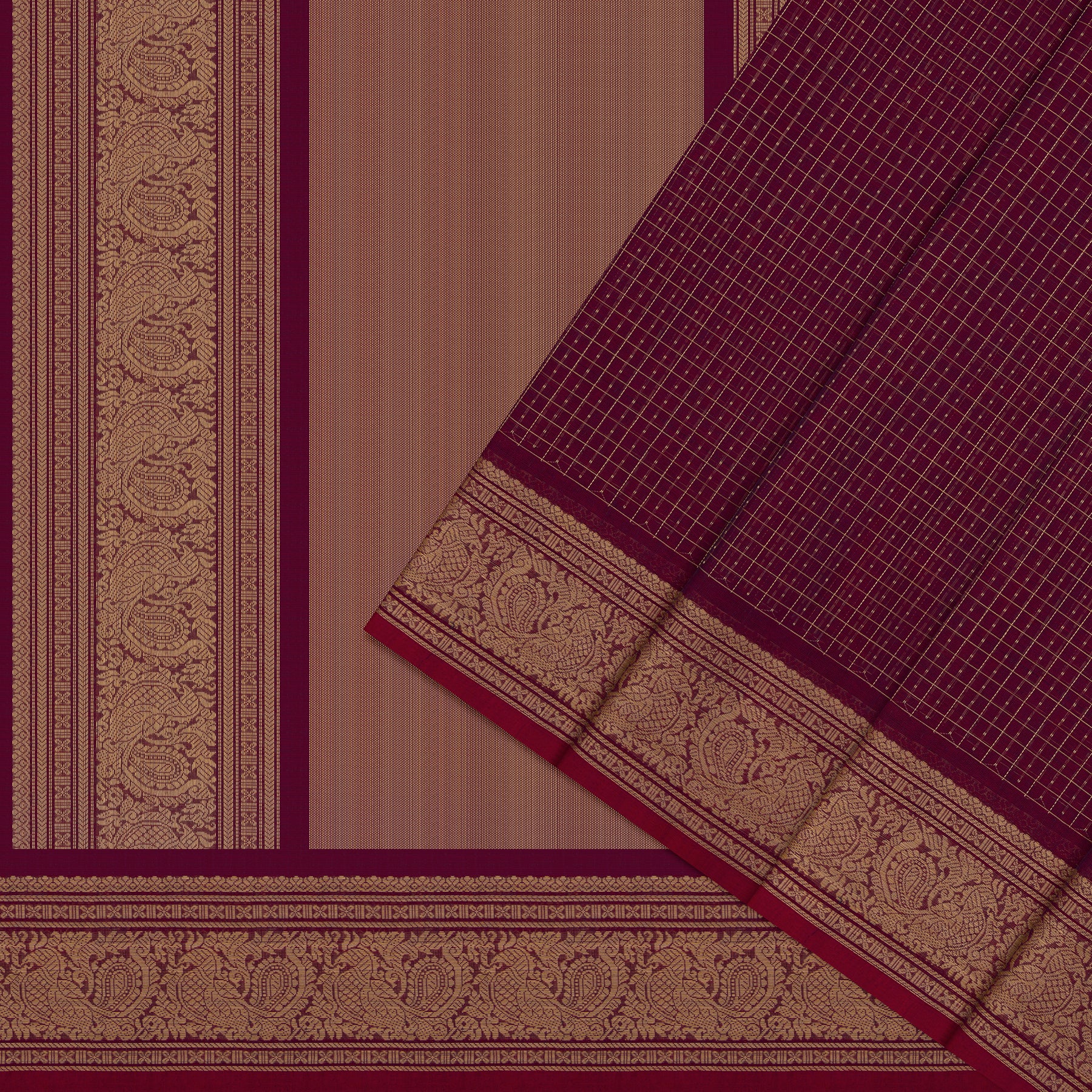Kanakavalli Kanchi Cotton Sari 26-621-HS003-03869 - Cover View