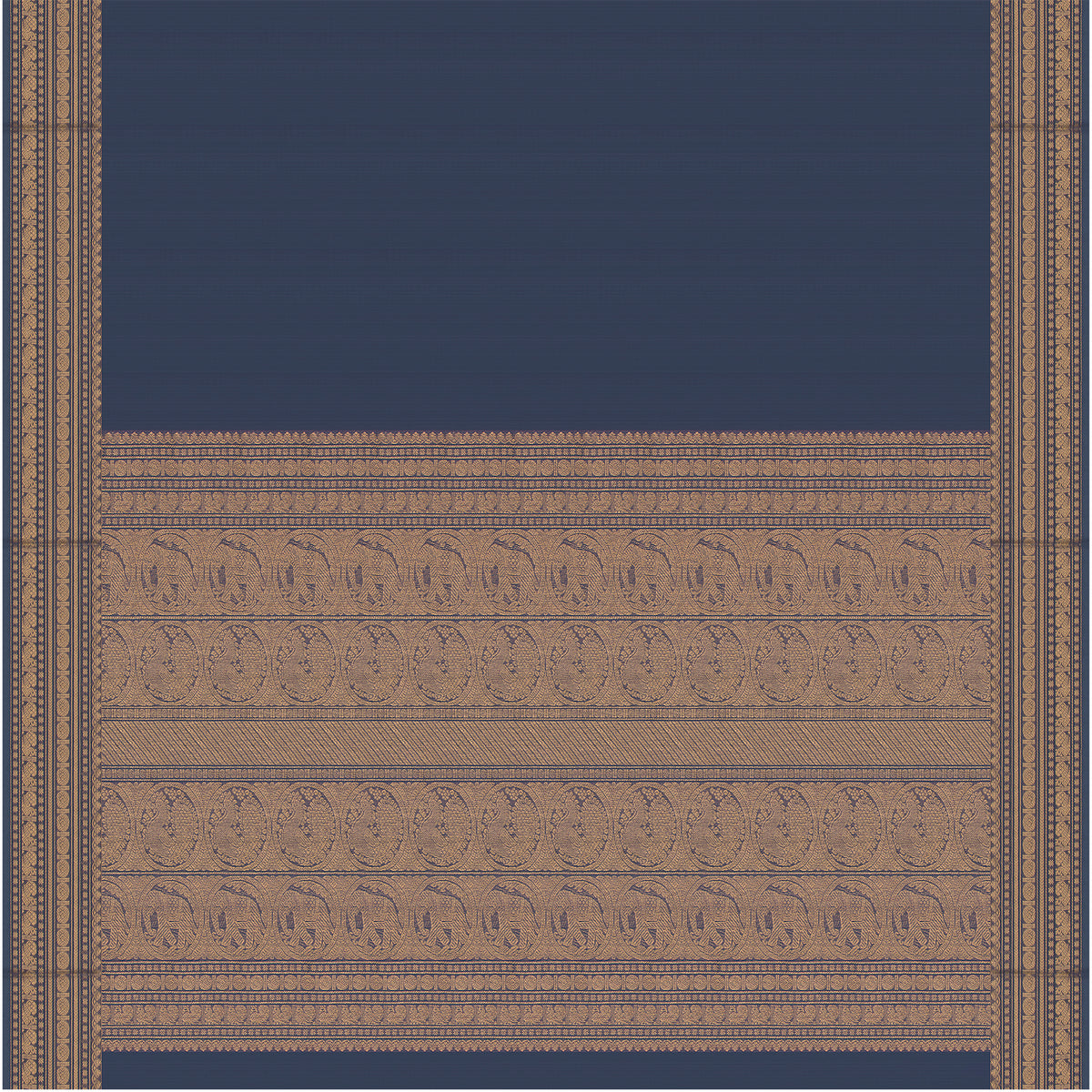 Kanakavalli Kanchi Cotton Sari 26-621-HS003-03876 - Full View
