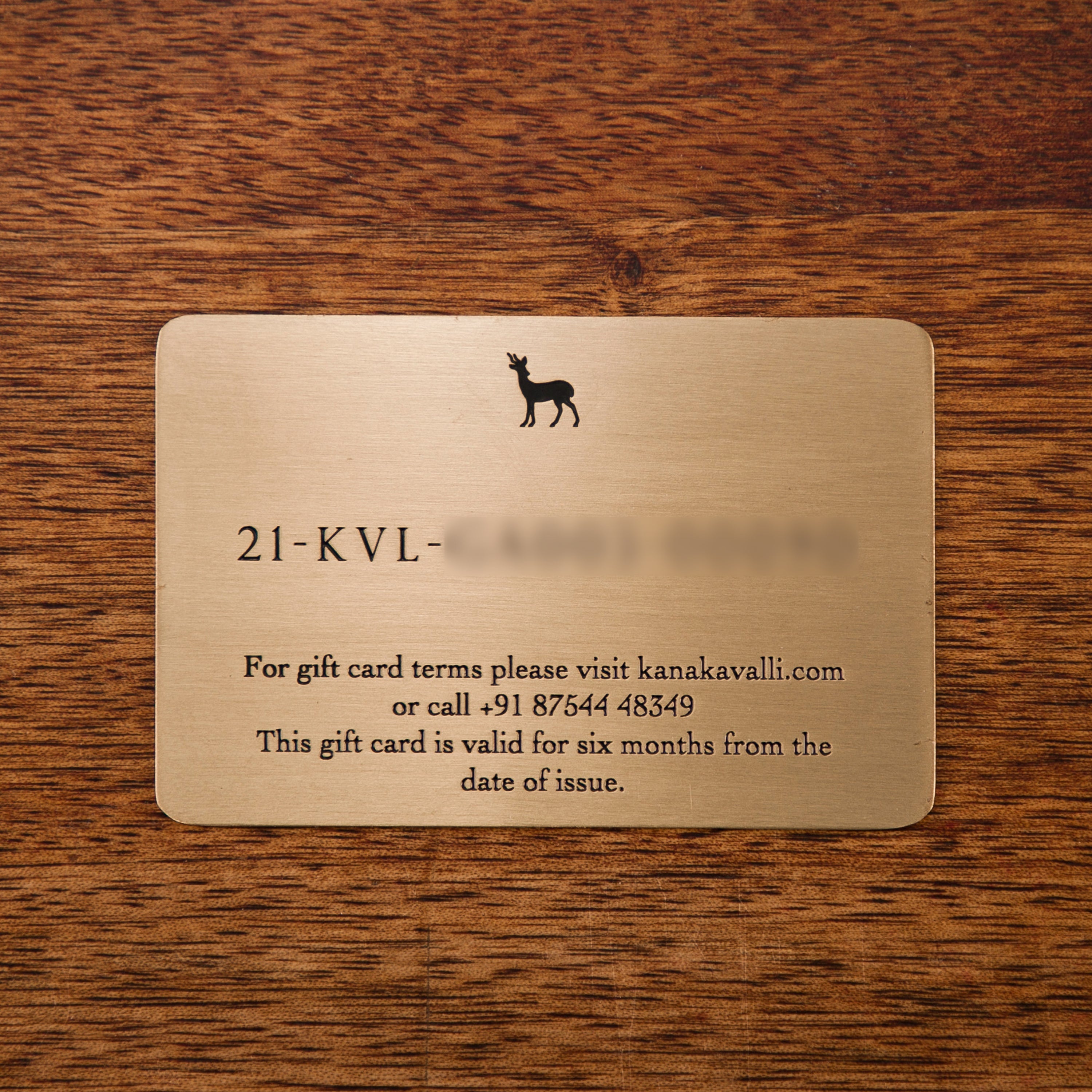 Kanakavalli Presentation Gift Card 21-KVL-GA003-00053