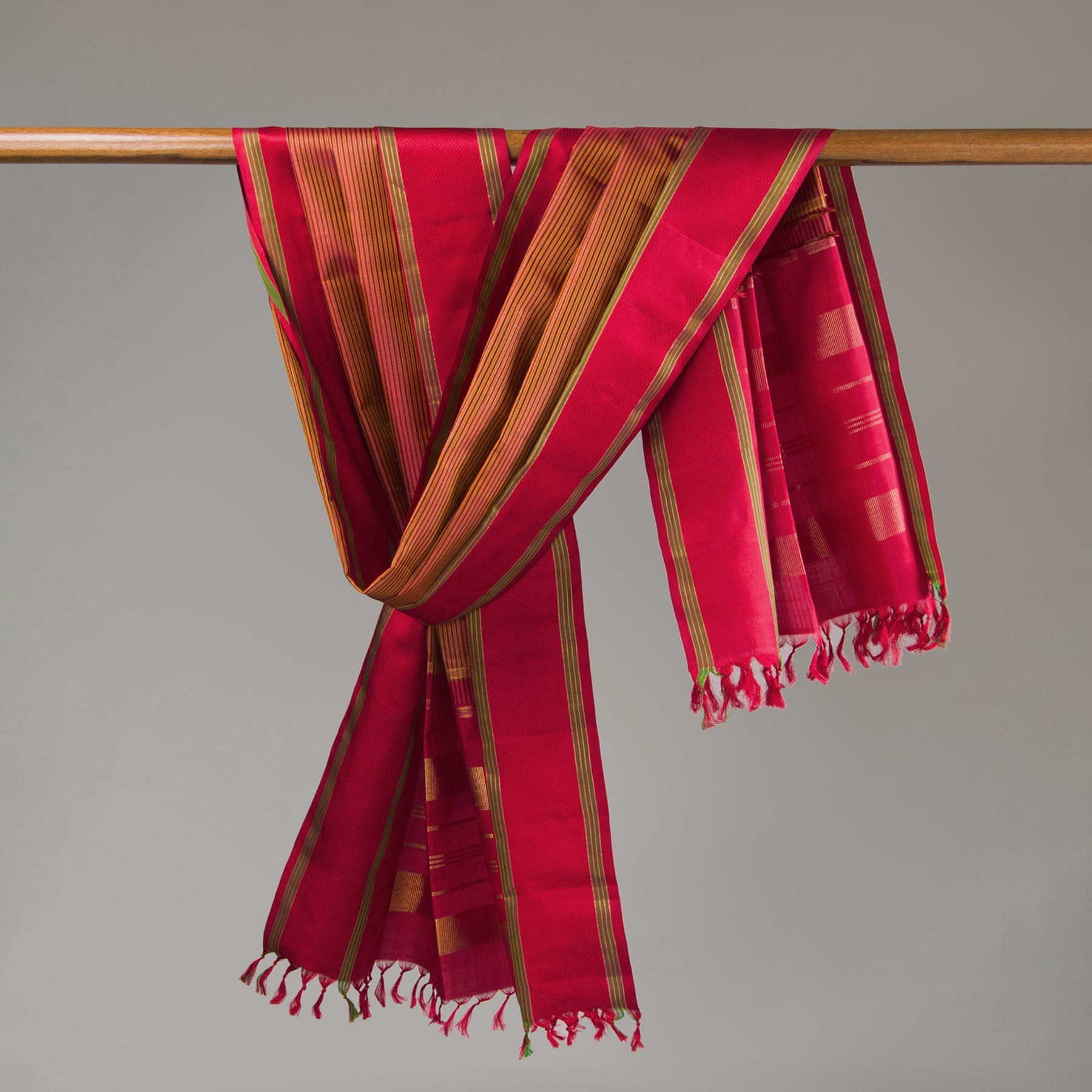 Kanakavalli Kanjivaram Silk Dupatta 24-595-HD001-10635 - Cover View